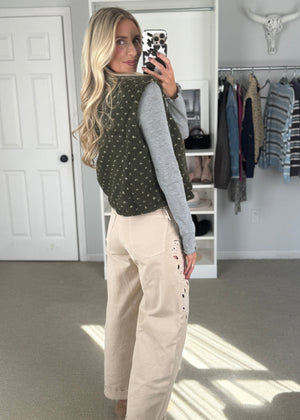 Fleck Vest Grn