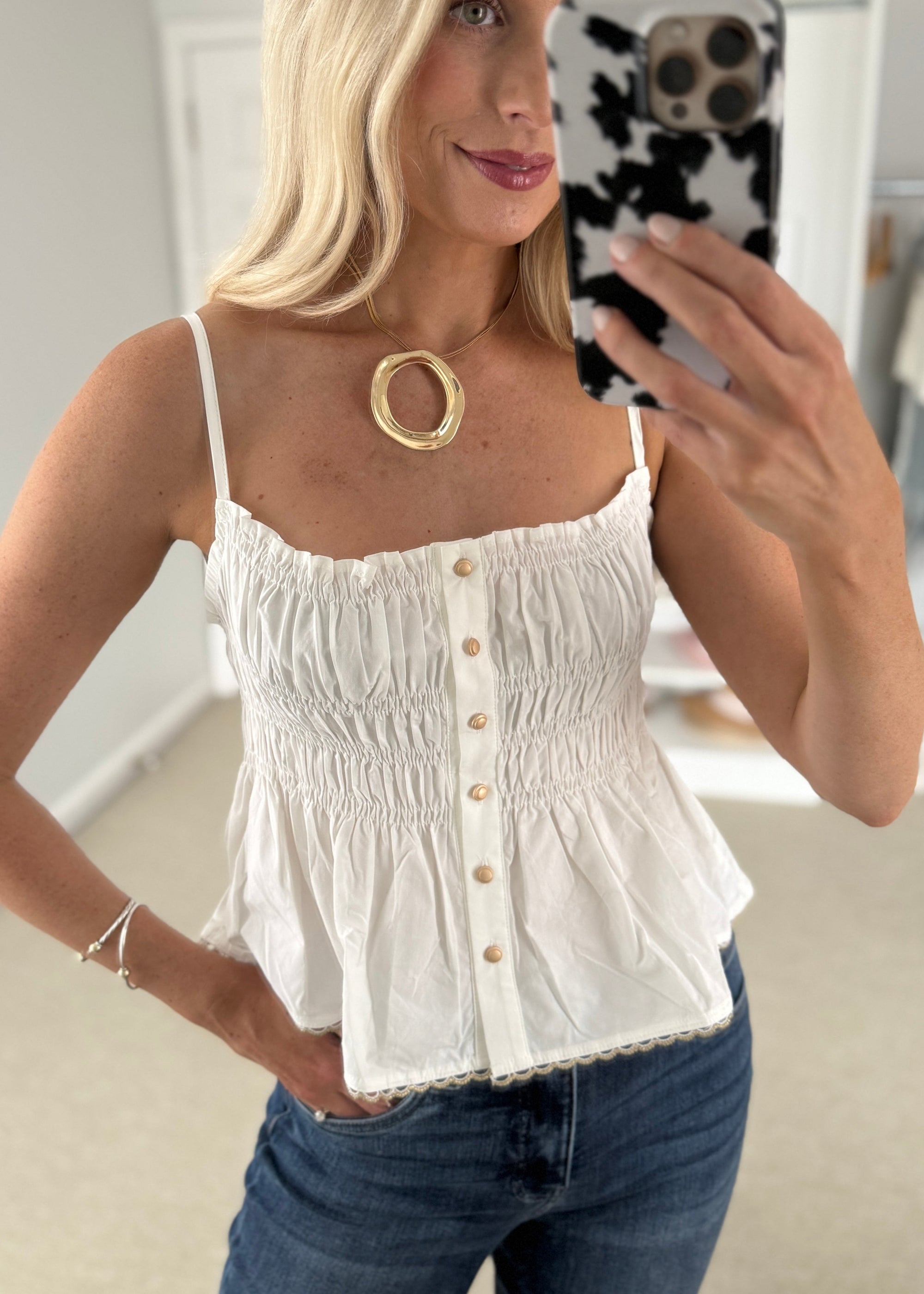 Rachael Top White