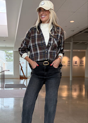 Dora Flannel Brown