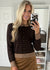 Finley Cardigan Chocolate