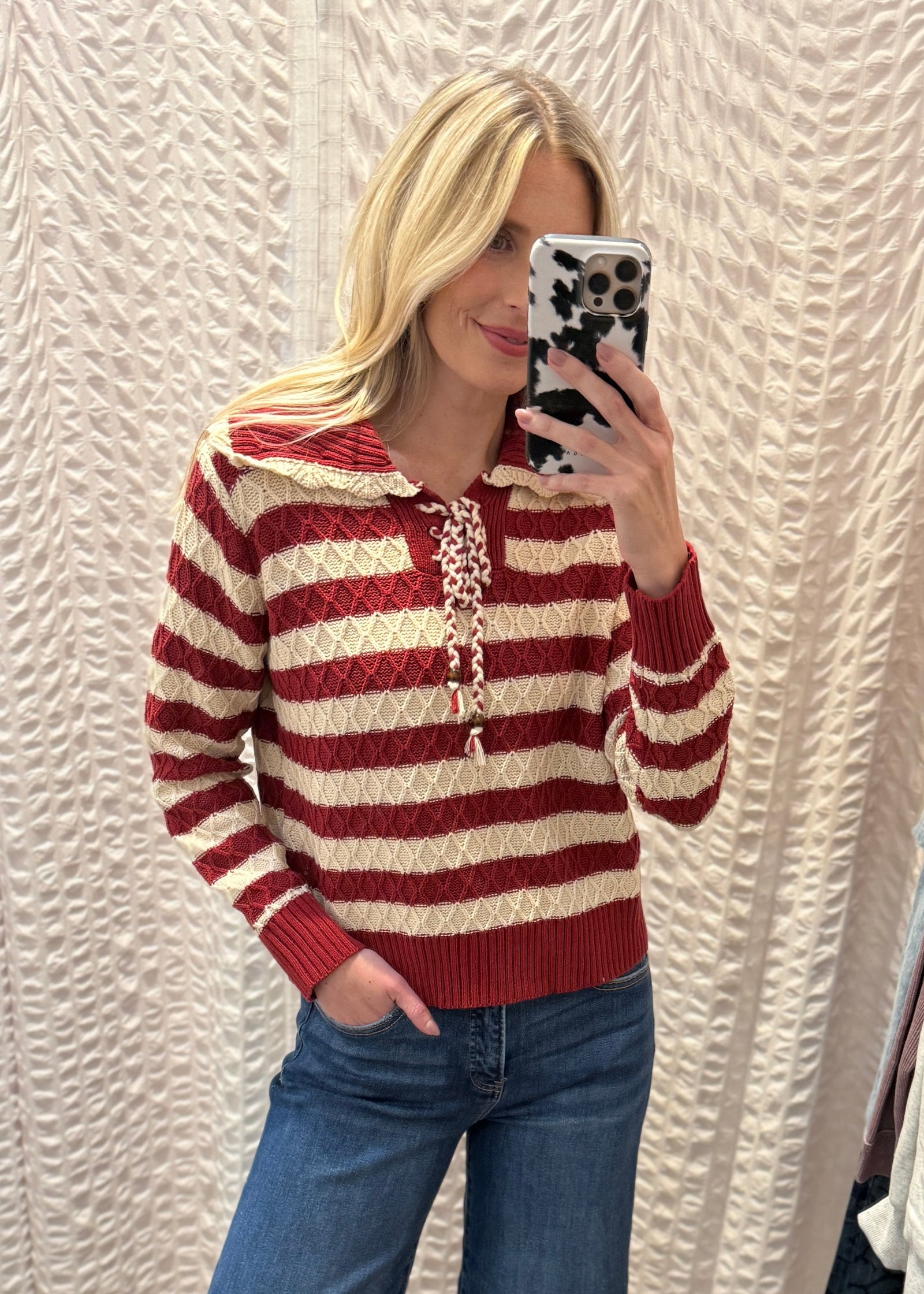 Hayley Sweater Red