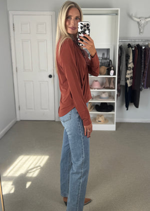 Mariette Top Rust