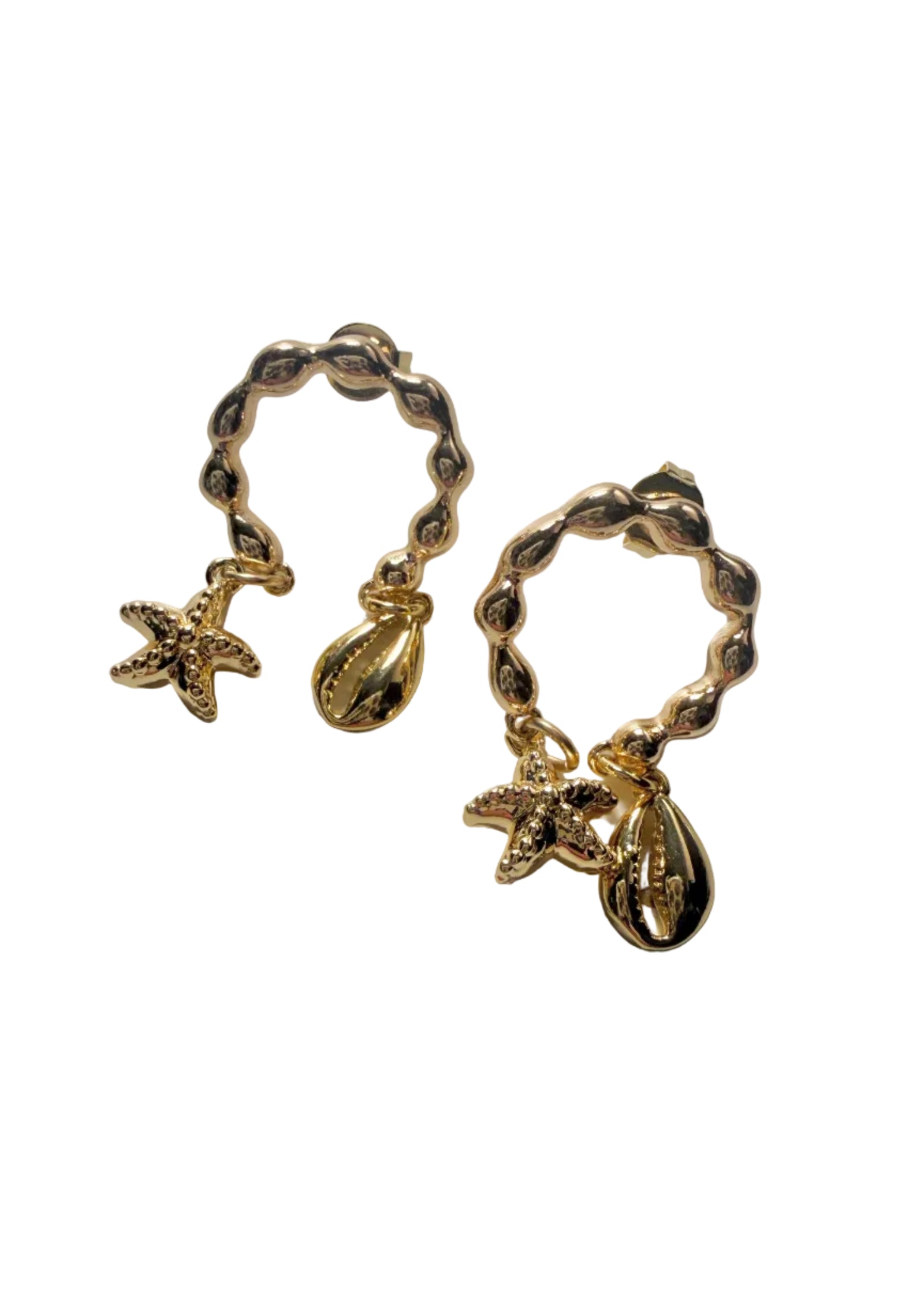 Horseshoe sea earrings