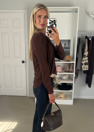 Mariette Top Chocolate