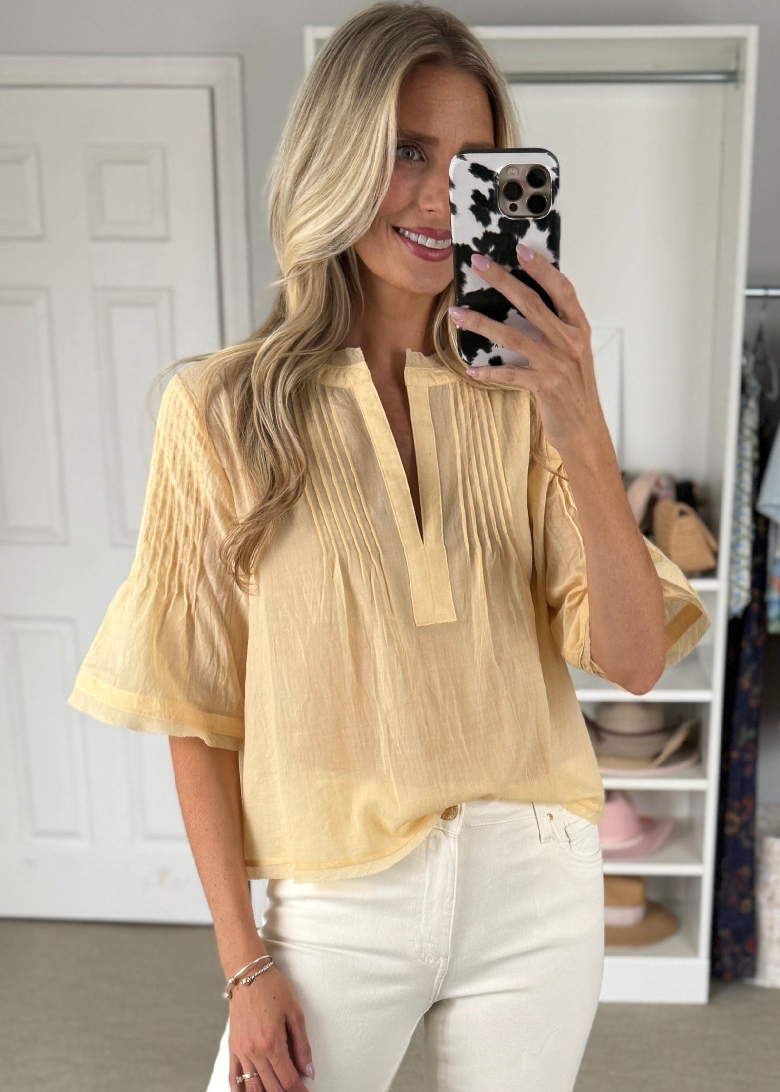 Gertie Top Yellow