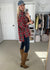 Paulie Flannel Pullover Red