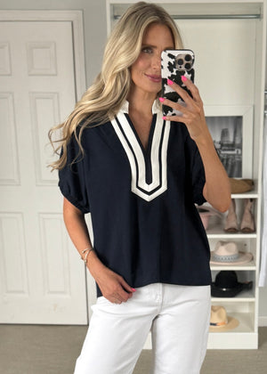 Sia Top Navy
