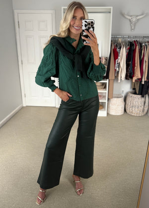 Winter Spruce Blouse