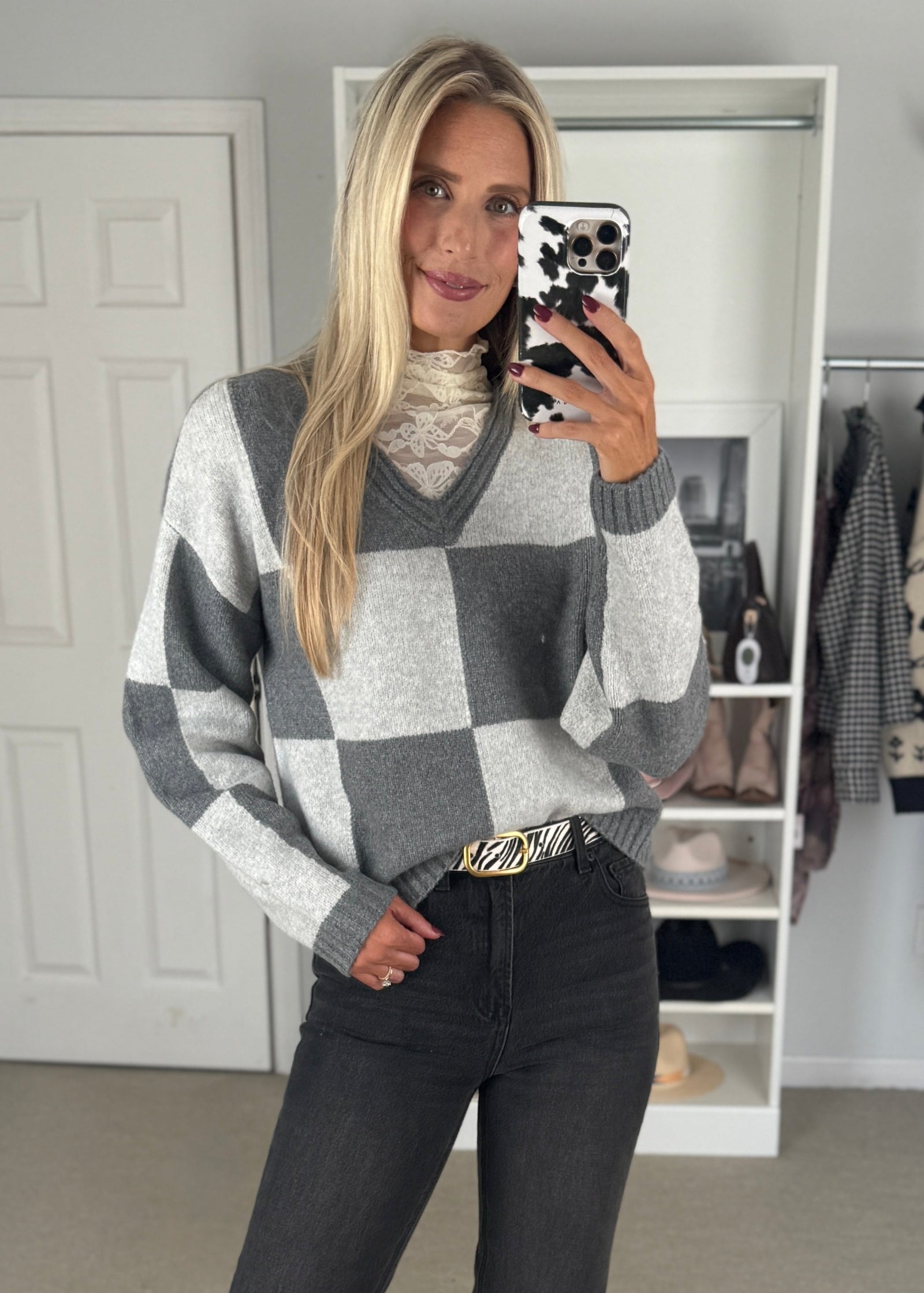 Checkers Sweater