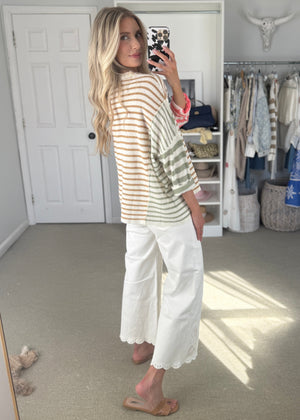 ribbon candy sweater