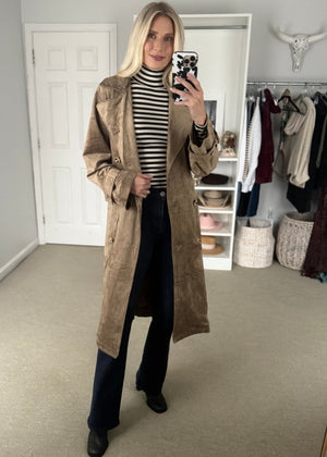 Stabler Suede Trench