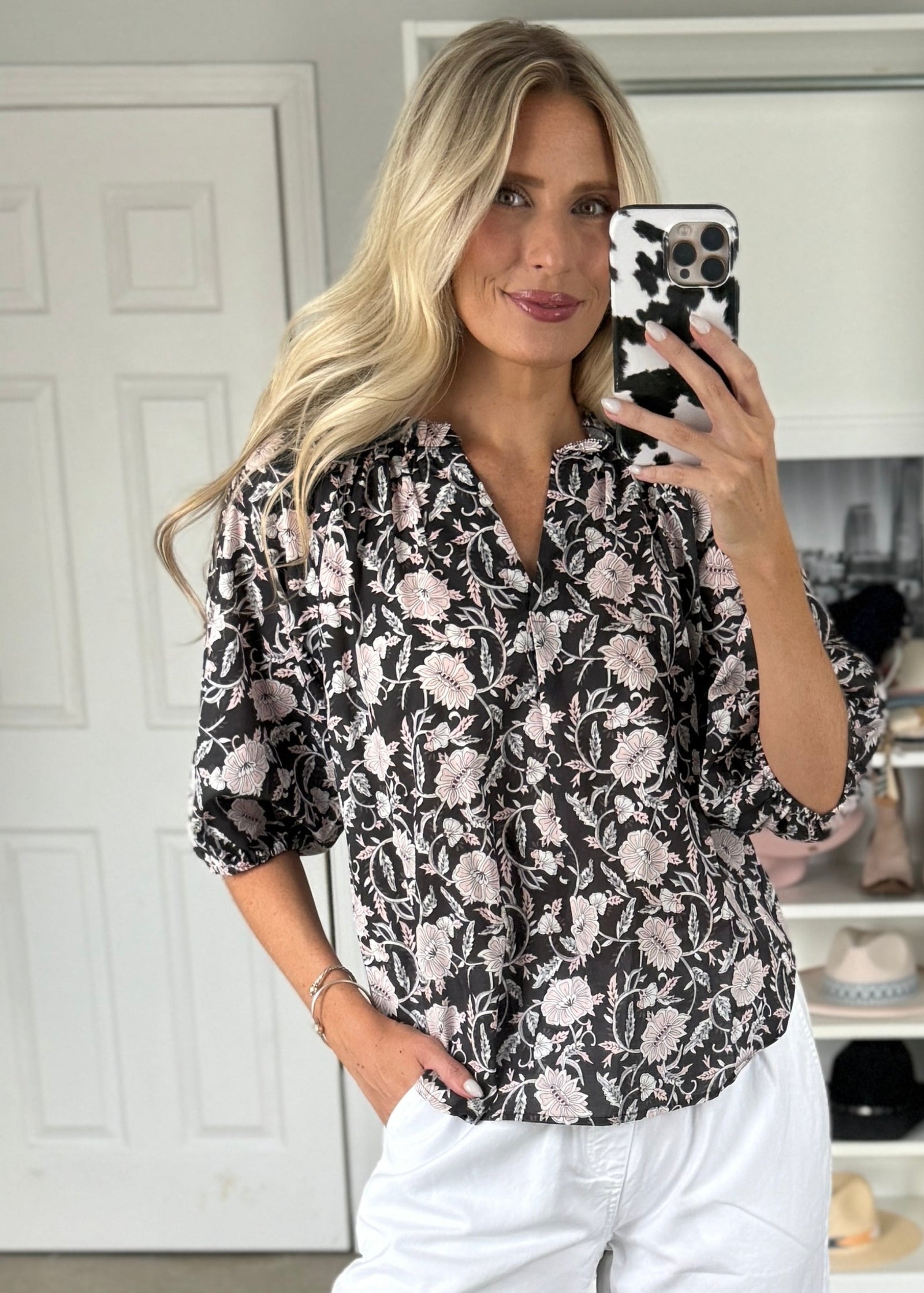Night Blooms Blouse