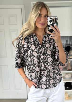 Night Blooms Blouse