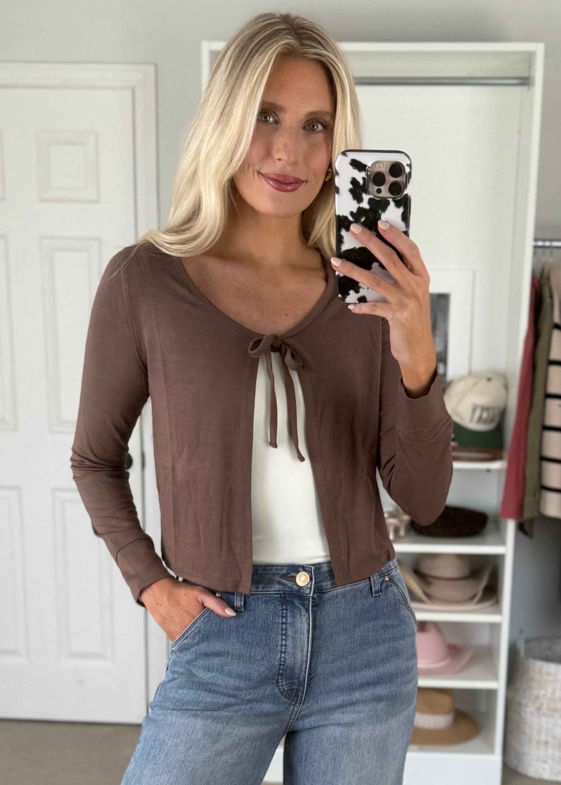 Becka Cardigan Brown
