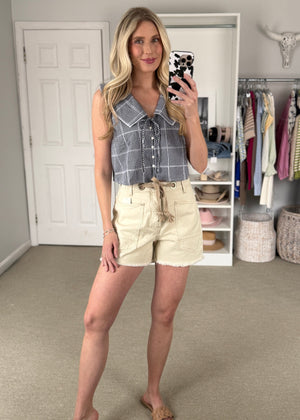 Paige Top Navy