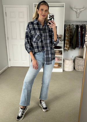 Chipper Flannel Navy