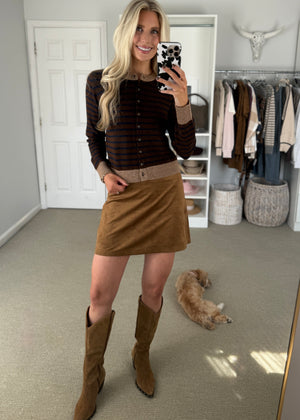 Finley Cardigan Chocolate