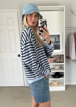 Stratton Pullover Blue