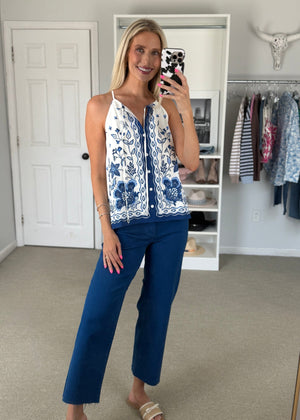 Majorca Top Blue