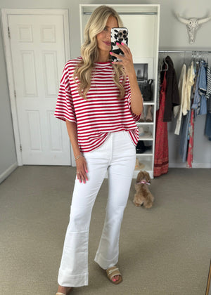 Carlinda Tee Red