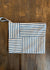 Blue Striped Pouch