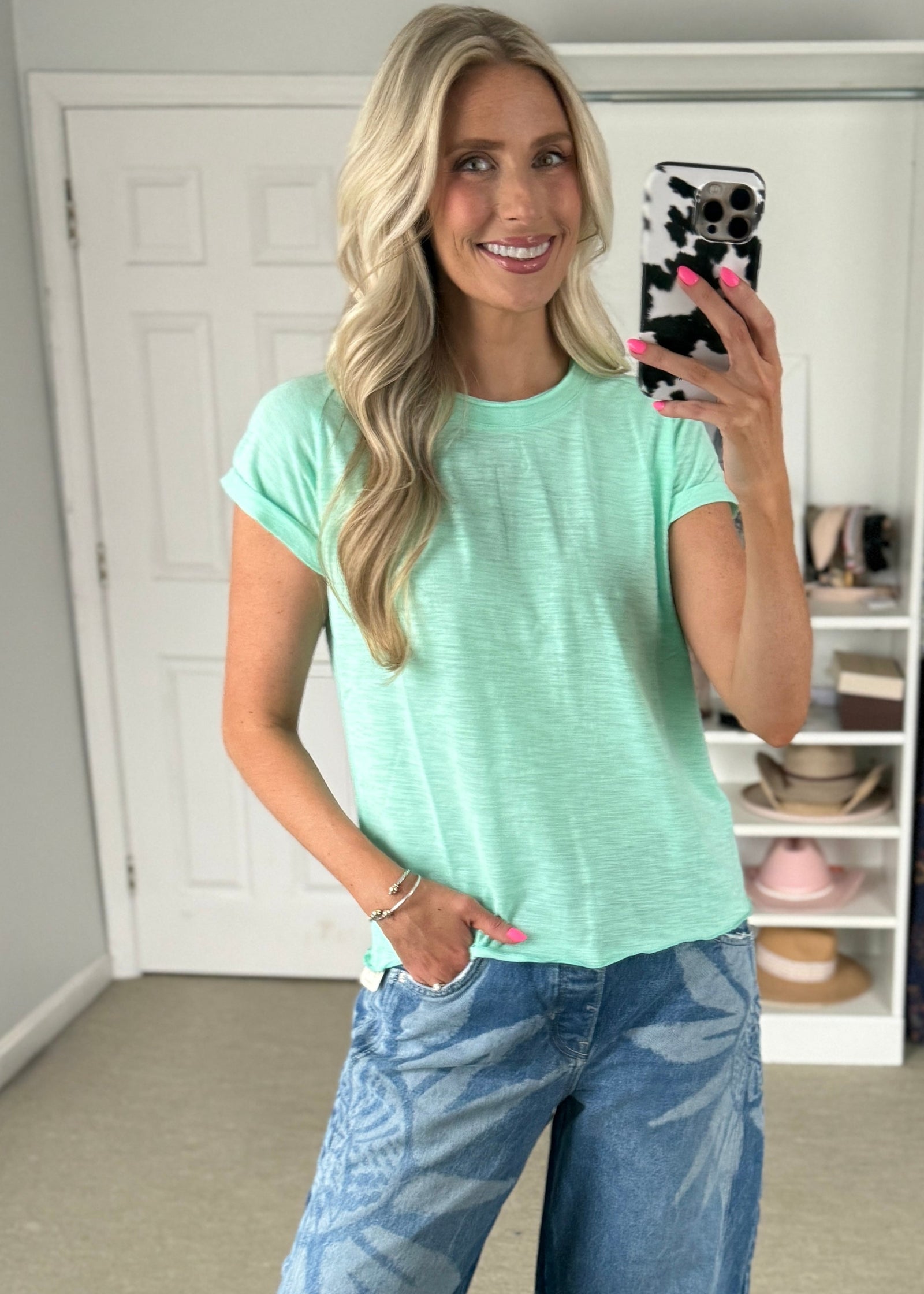 Caleigh Tee Mint