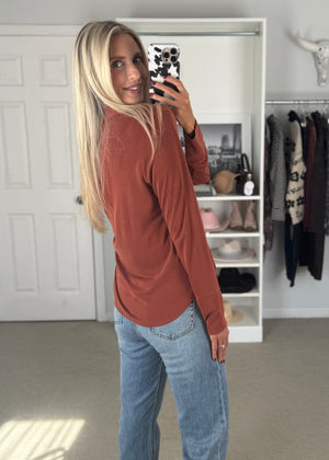 Mariette Top Rust