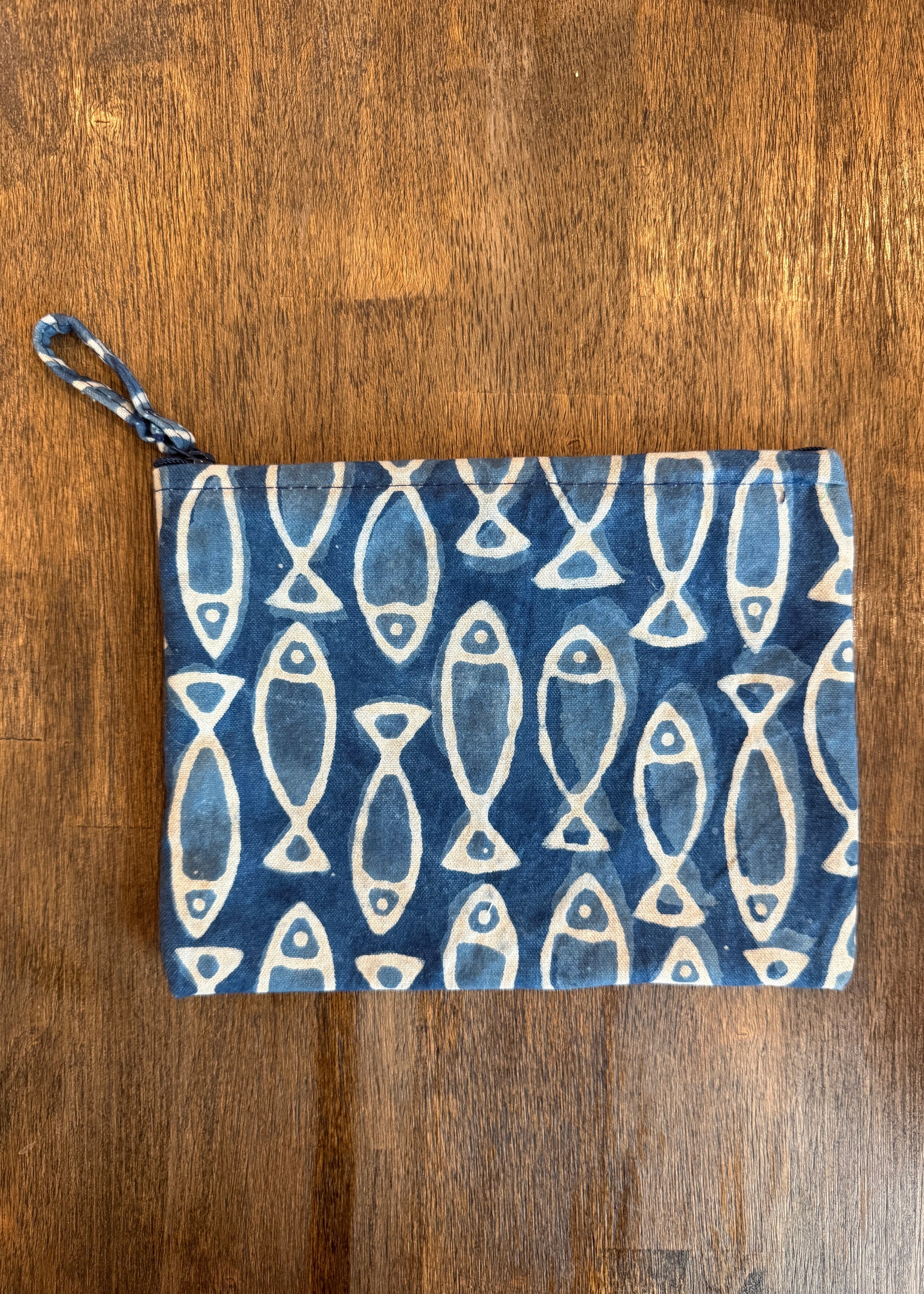 Blue Fish Pouch