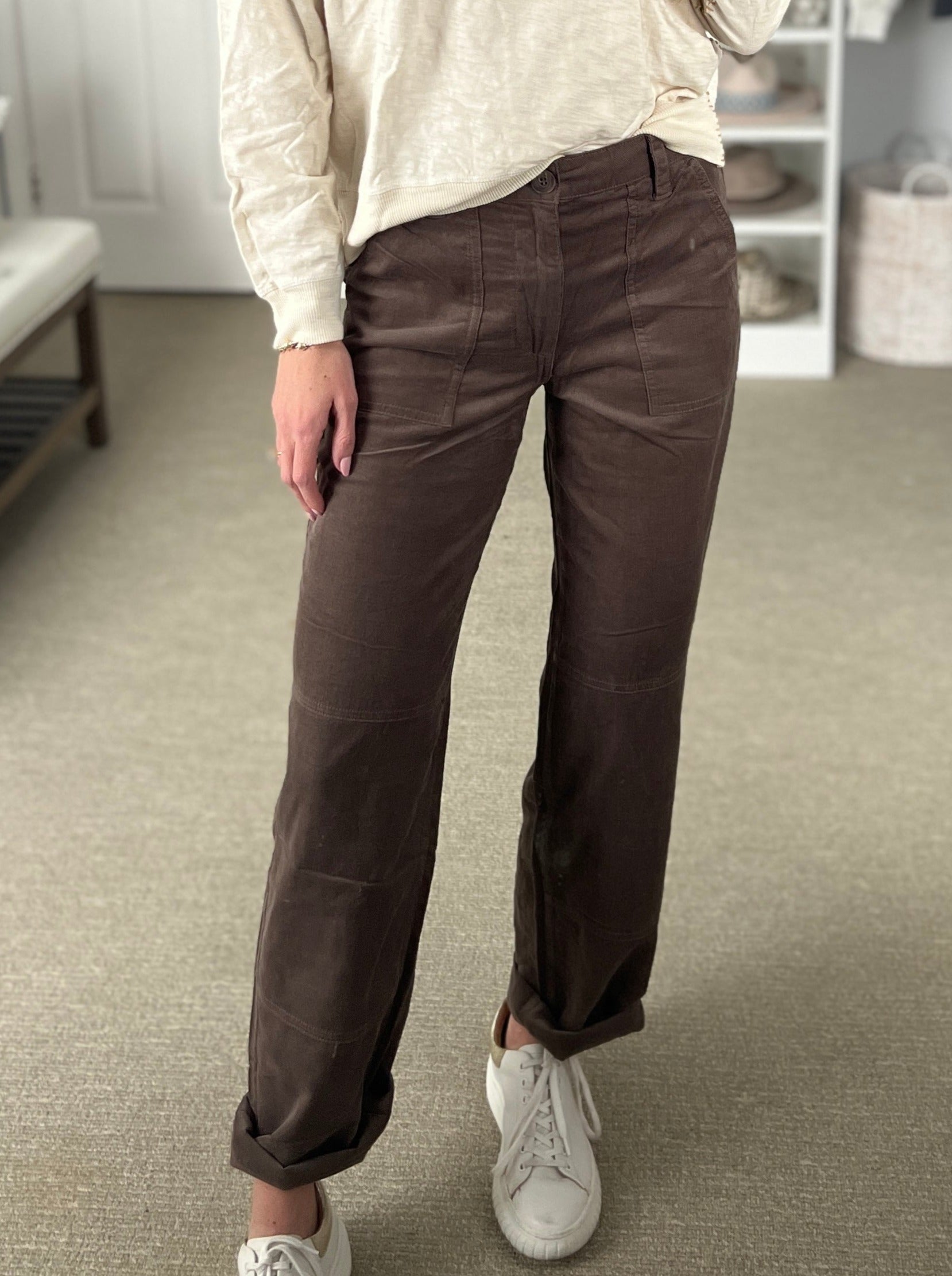 Toasted Almond Trousers