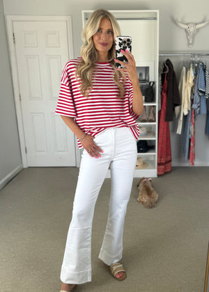 Carlinda Tee Red