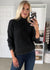 Charly Waffle Knit Black