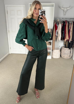 Winter Spruce Blouse