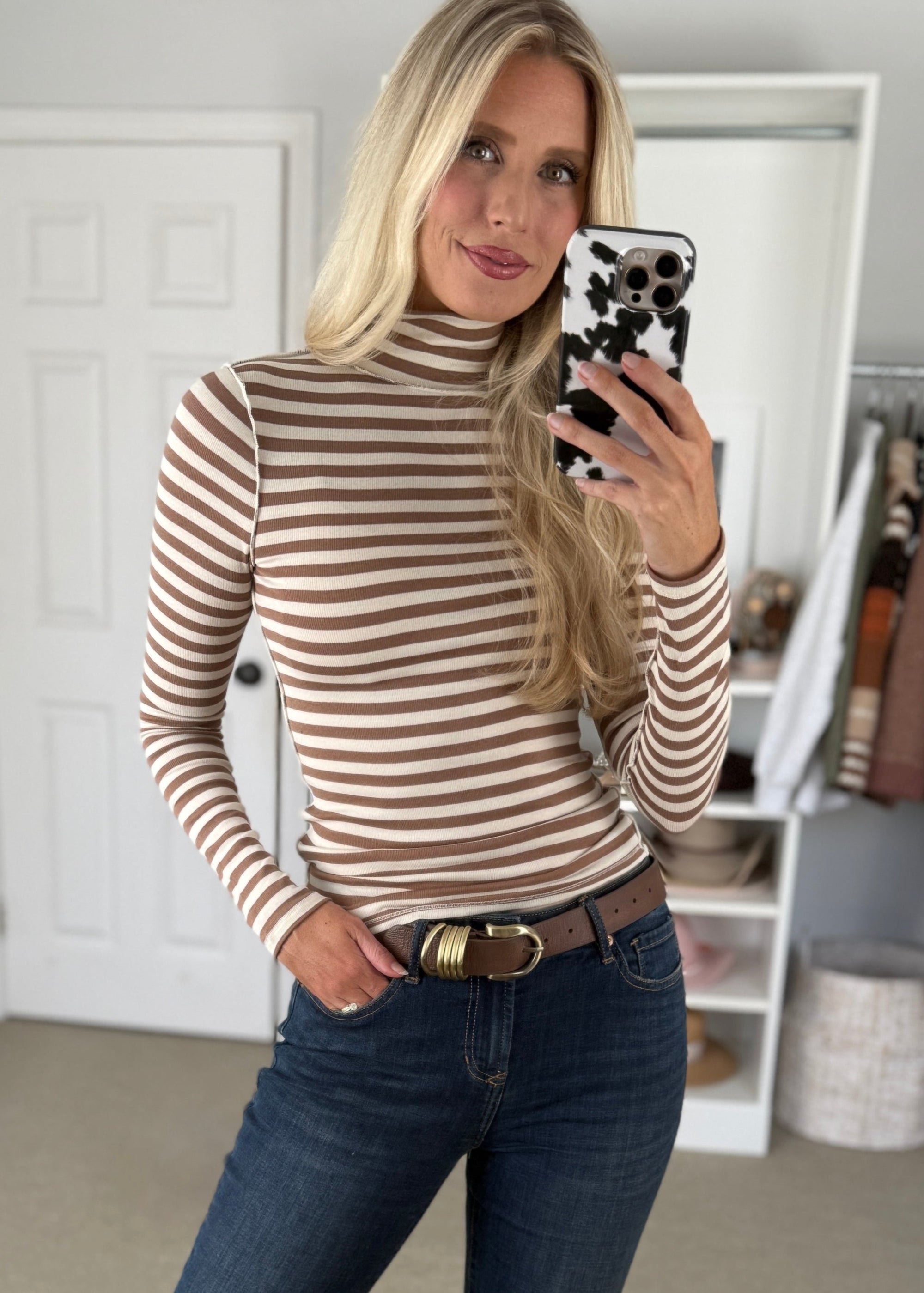 Edith Turtleneck Brown