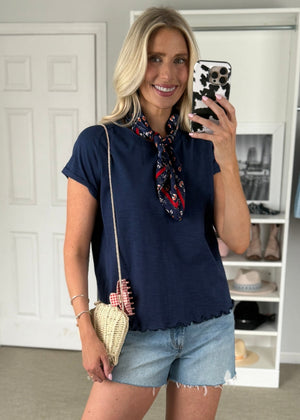 Caleigh Tee Navy