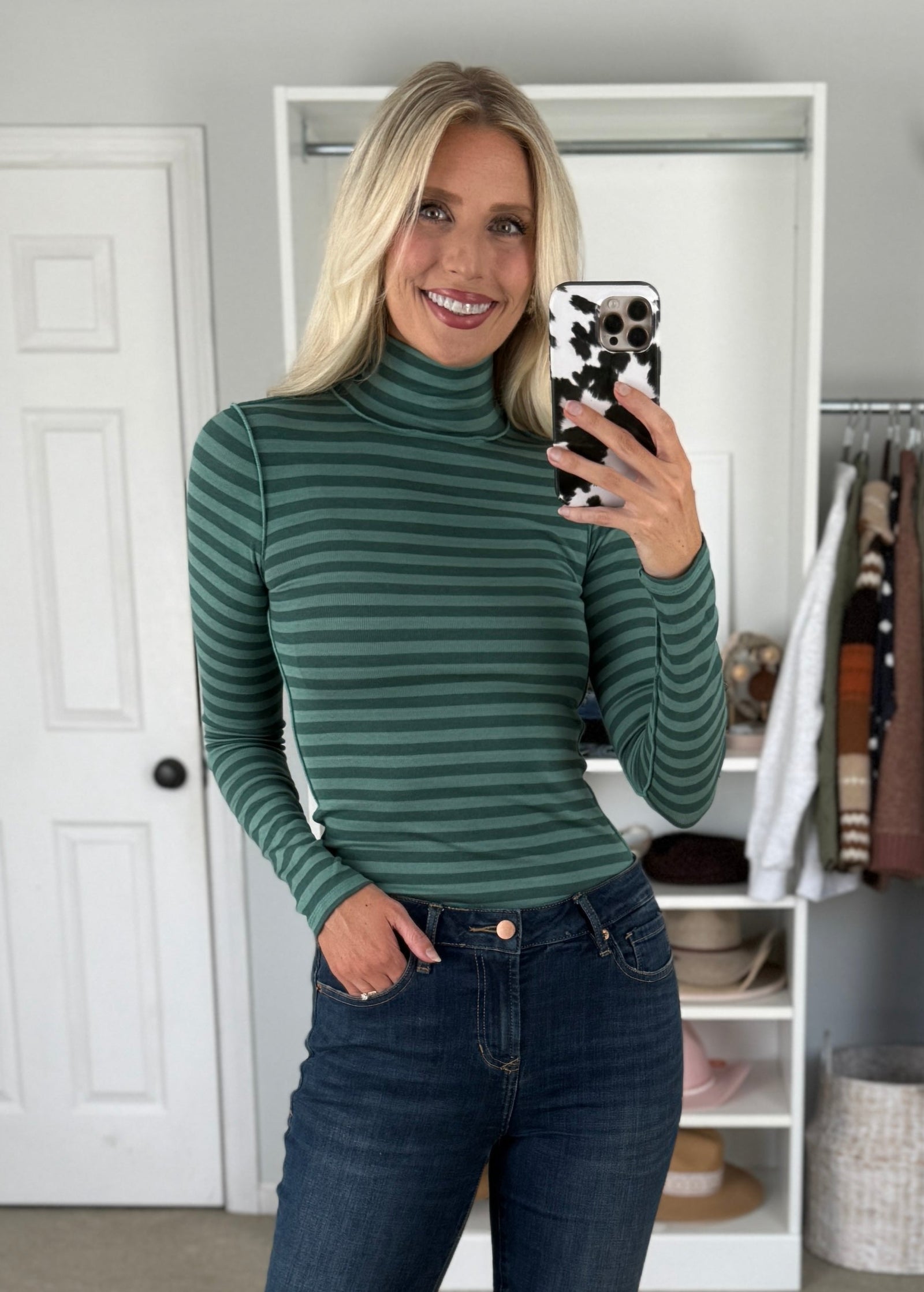 Edith Turtleneck Green