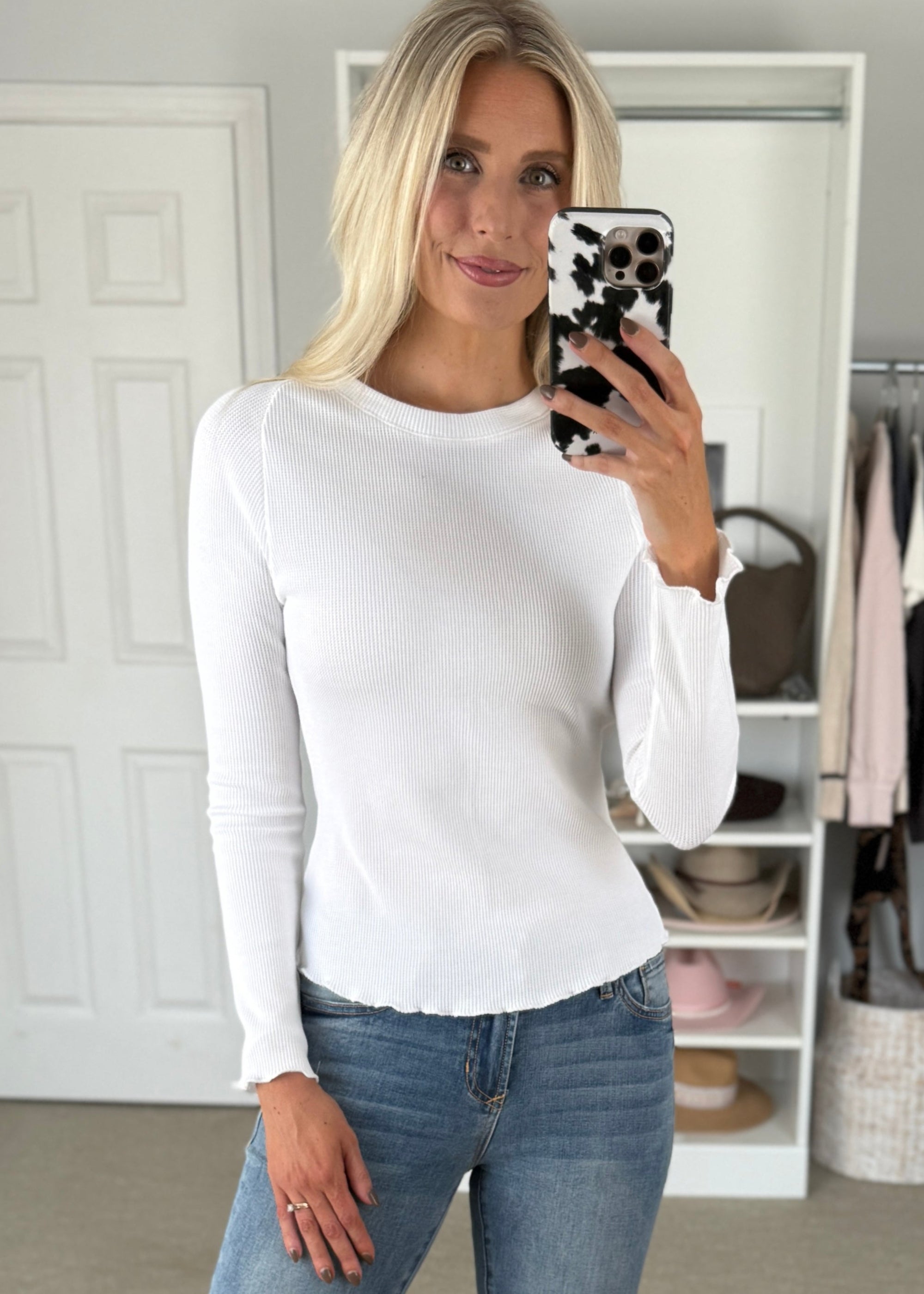 Brady Top White