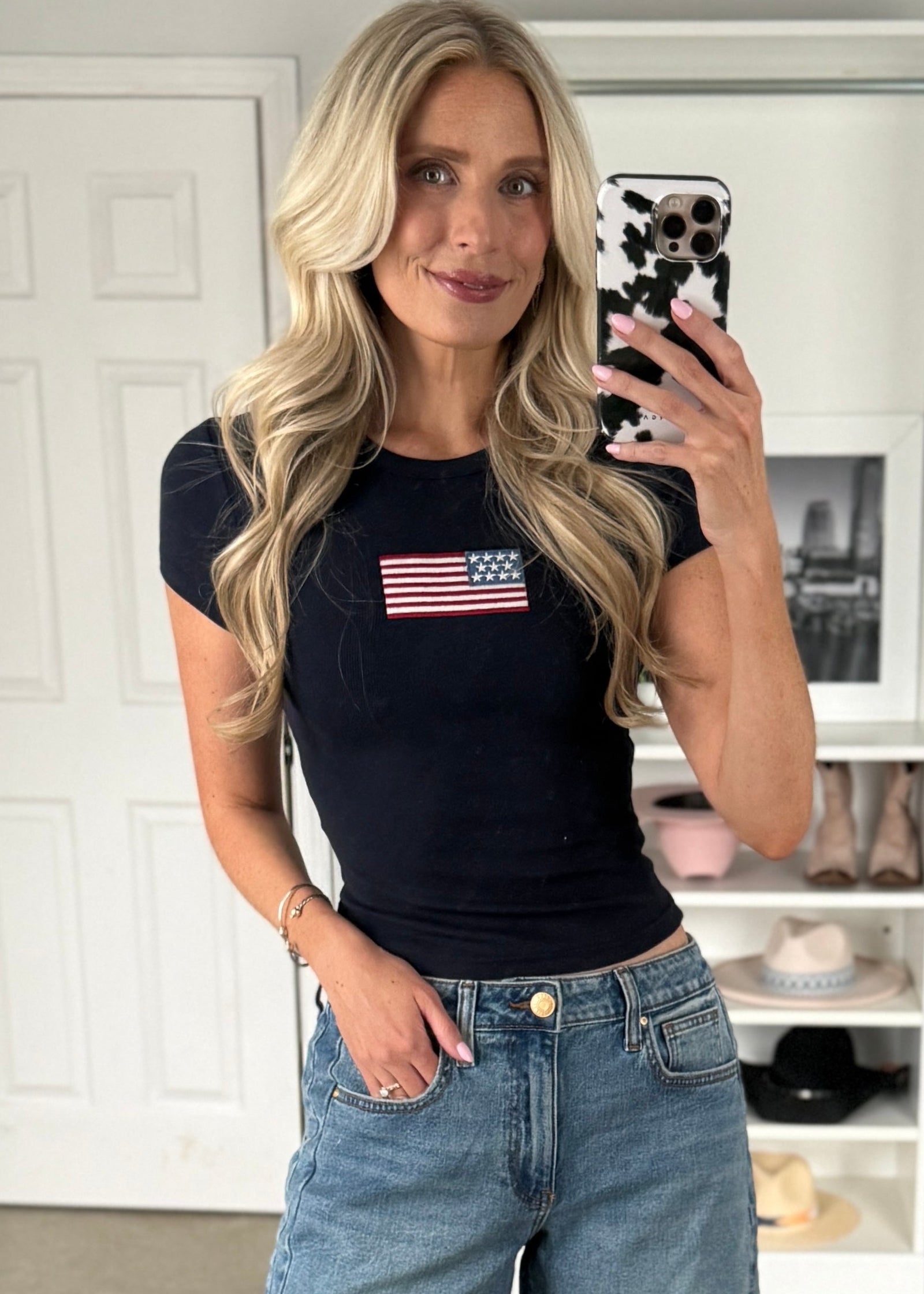 Flag Baby Tee
