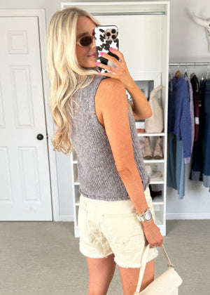 Opal Sweater Vest Grey