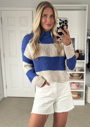 Opal Sweater Cobalt