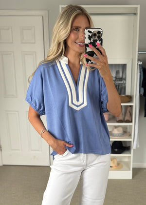 Sia Top Light Blue