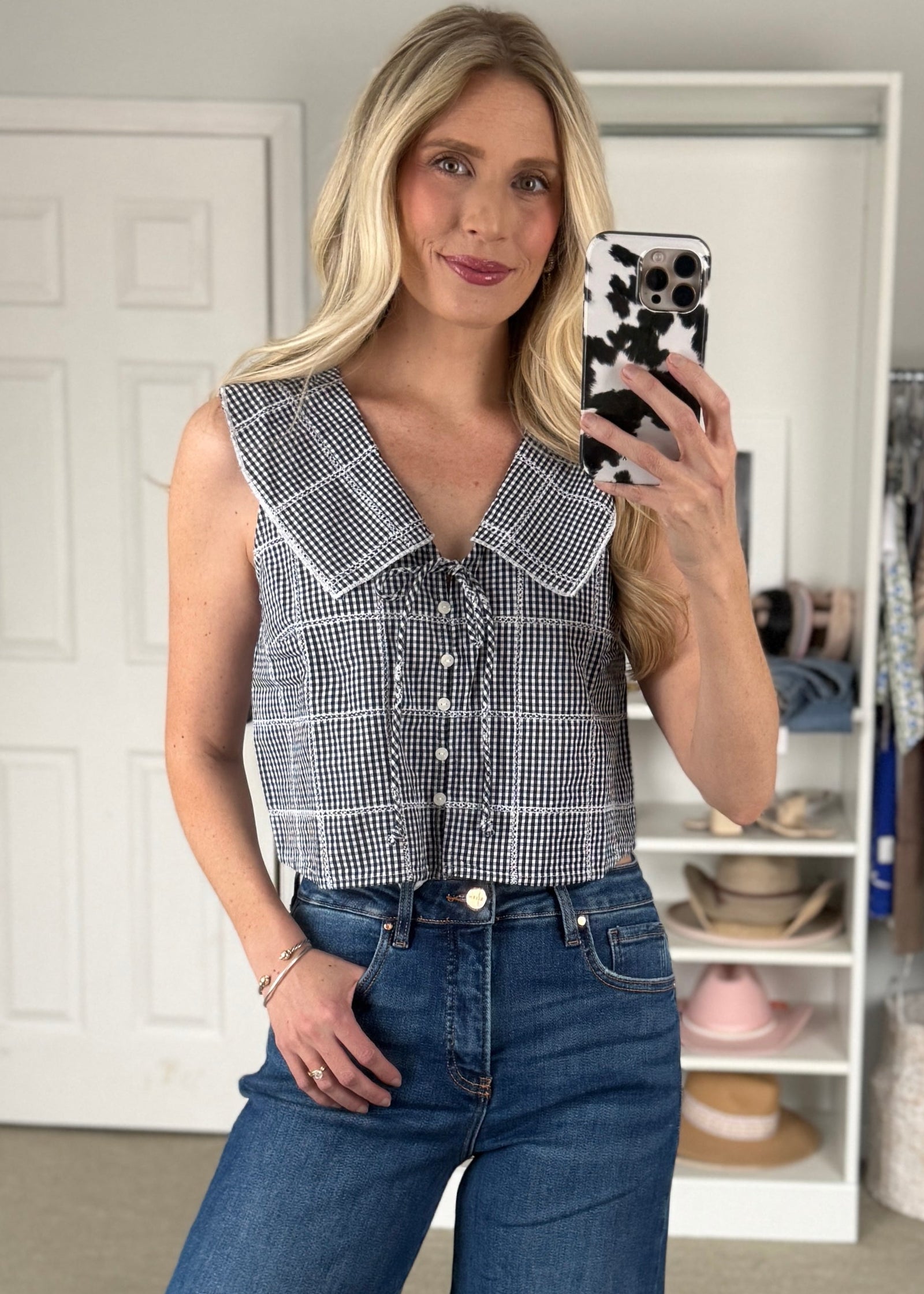 Paige Top Navy