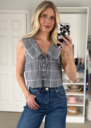 Paige Top Navy