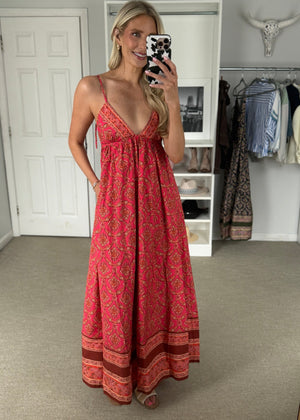 Sorrento Dress Red