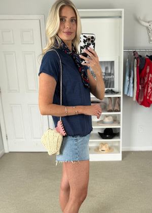 Caleigh Tee Navy