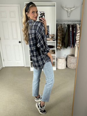 Chipper Flannel Navy