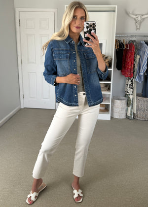 Split Back Shacket