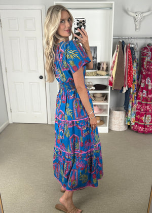 Ellen Dress Blue (XS-3X)