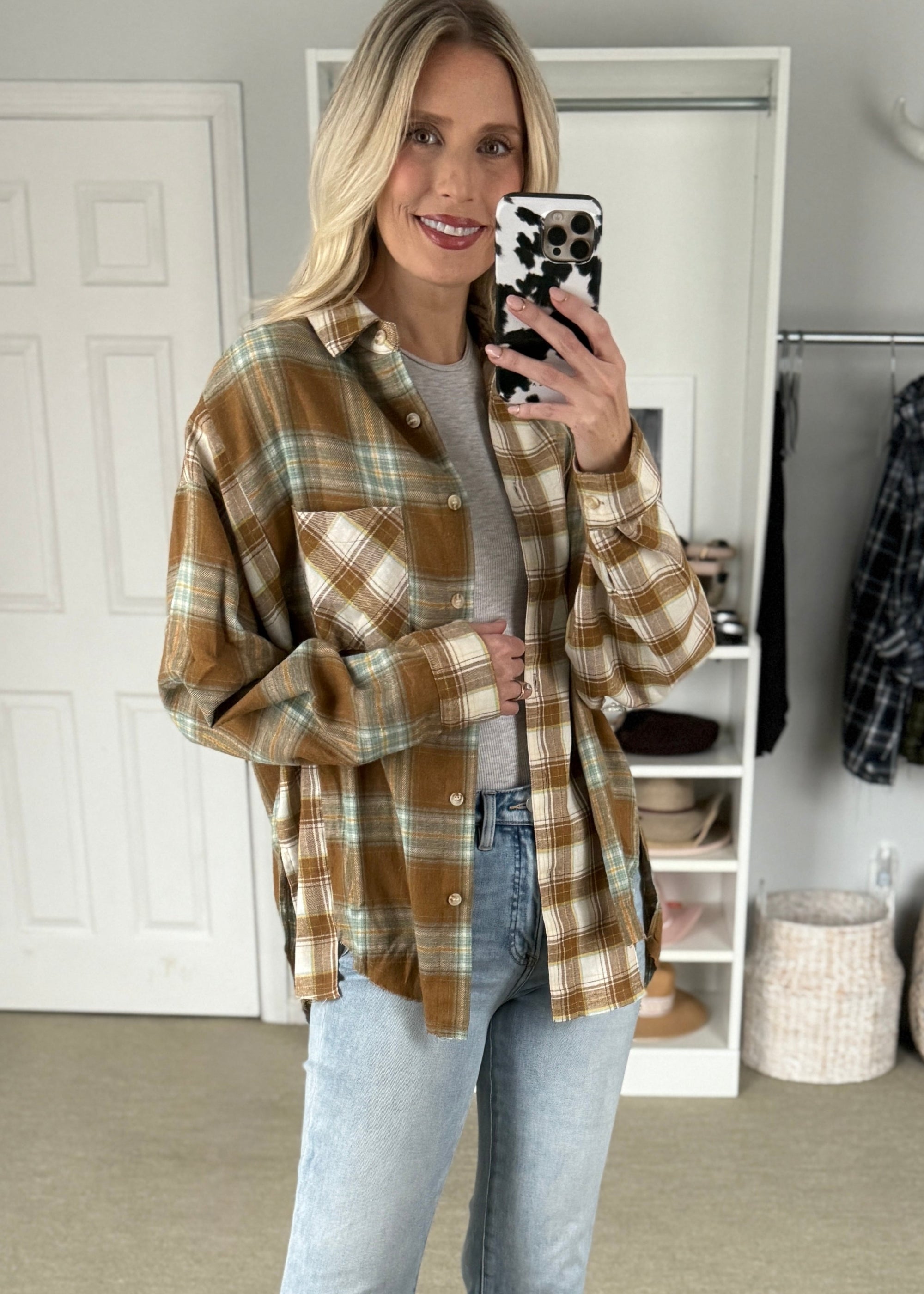 Chipper Flannel Brown