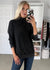 Charly Waffle Knit Black