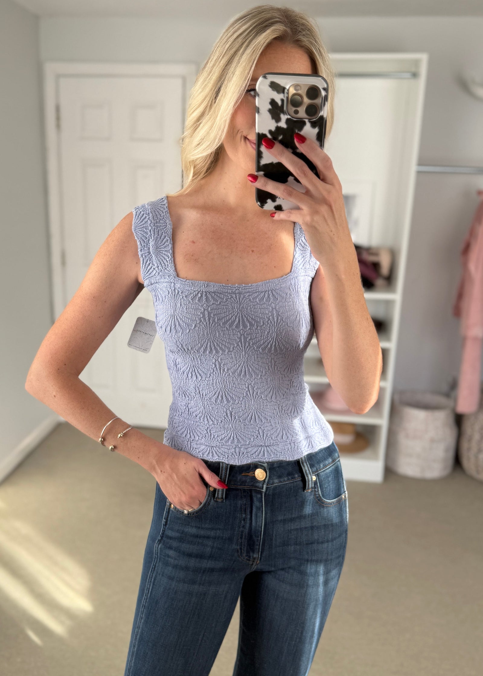 Let it Flow Tank Blue